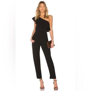 YUMI KIM One Shoulder Ruffle Jumpsuit